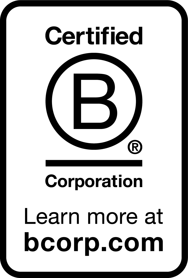 EN B Corp URL Badge RGB Black Vertical