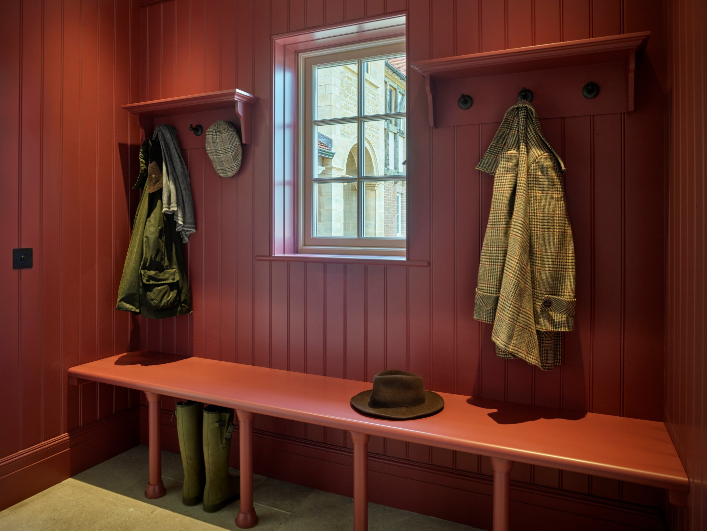Sims Hilditch Interior Design Surrey Country Home Boot Room