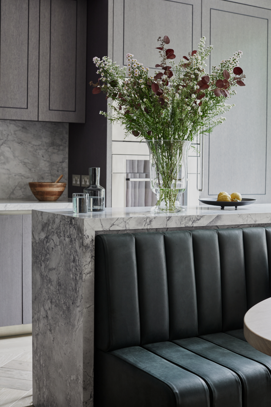 Sims Hilditch Interior Design Chelsea Barracks Residence Bench