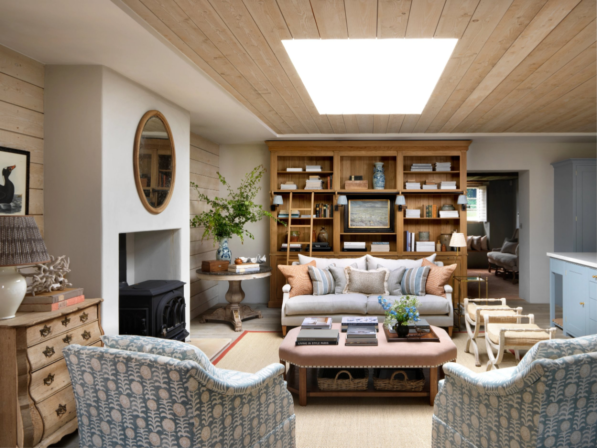 Sims Hilditch Cotswolds Design Studio Sofas Bookcase