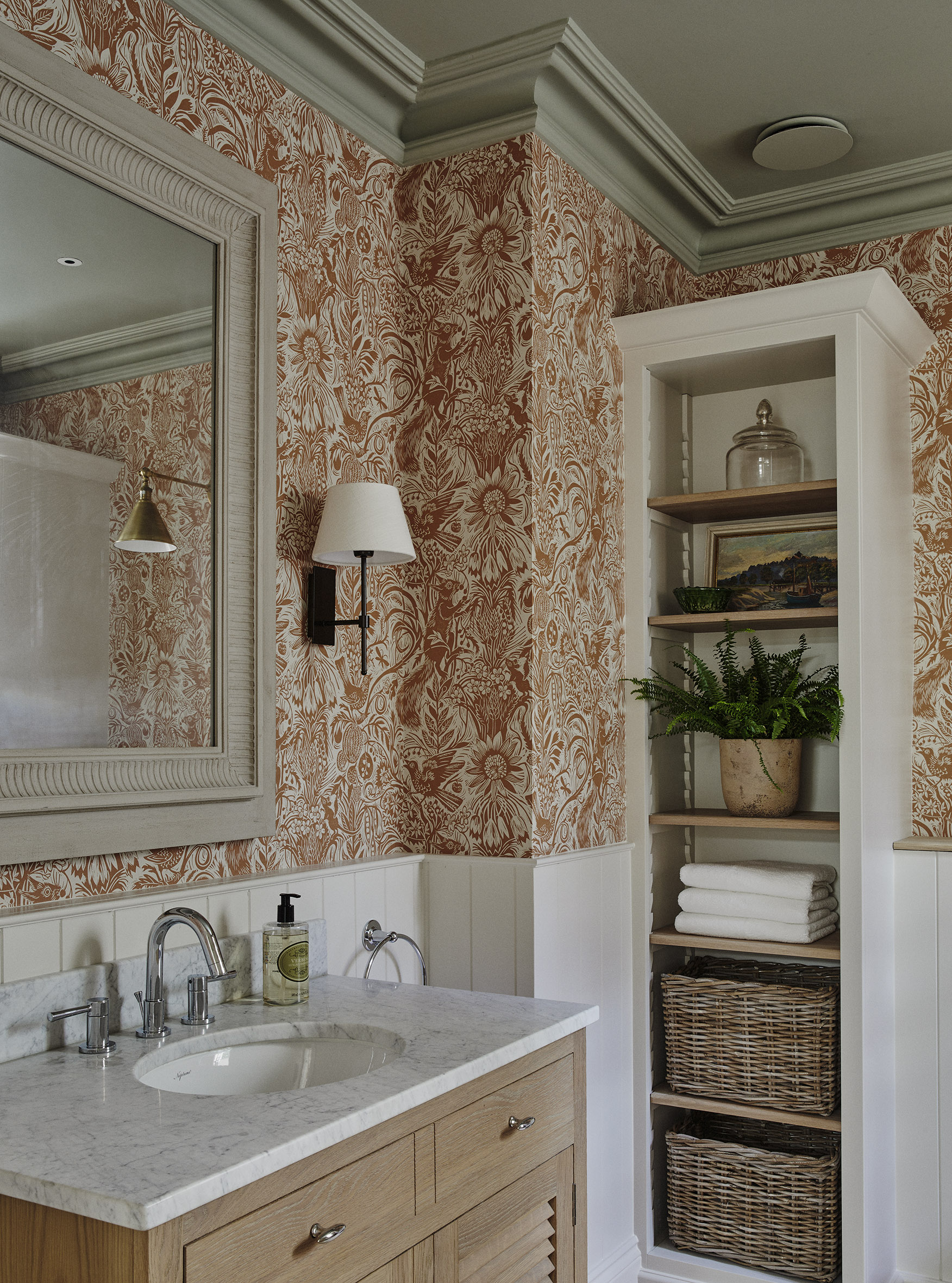 Sims Hilditch Interior Design Hertfordshire Country House Bathroom Basin