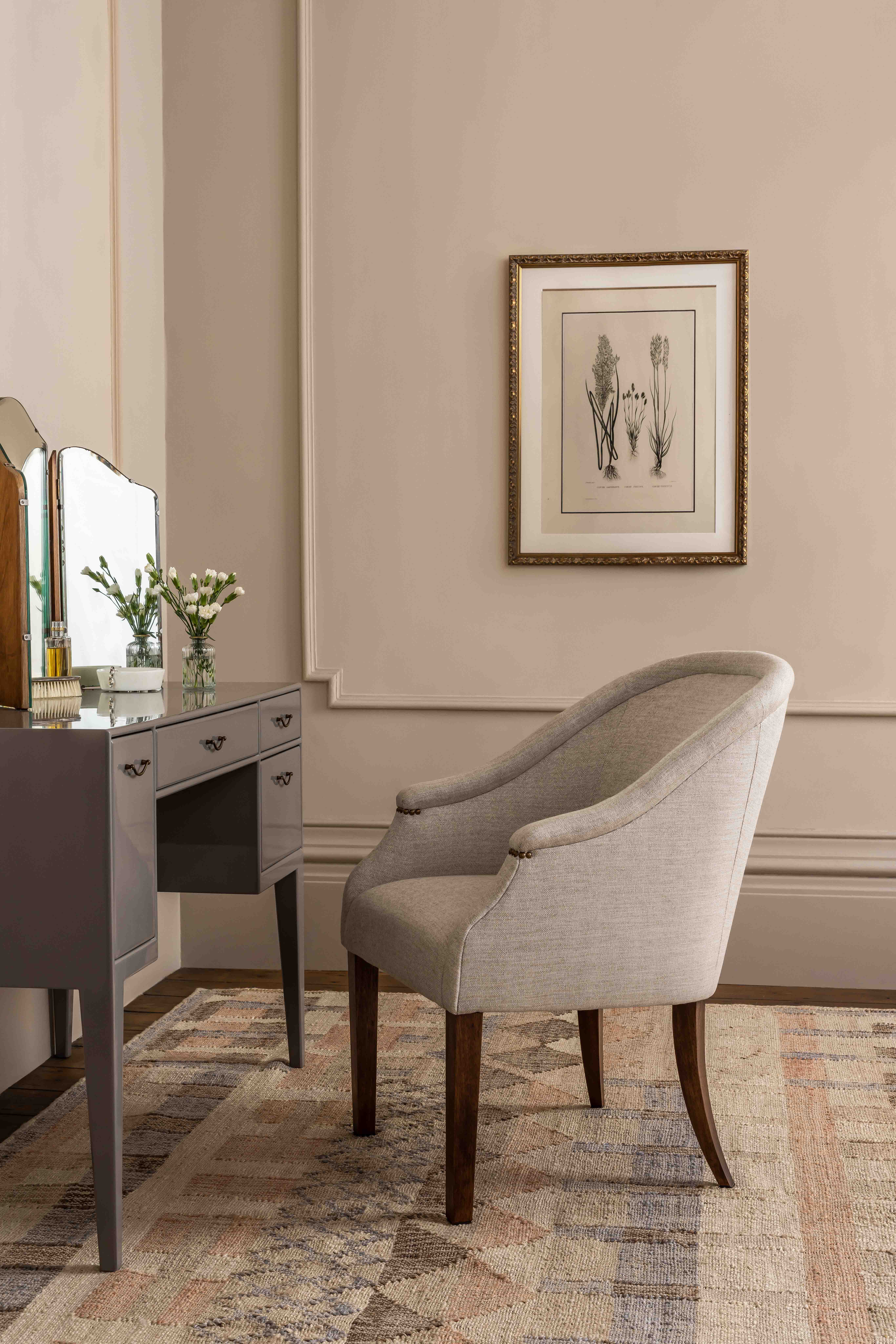 SIMS HILDITCH BEDROOM COLLECTION DRESSING CHAIR 025