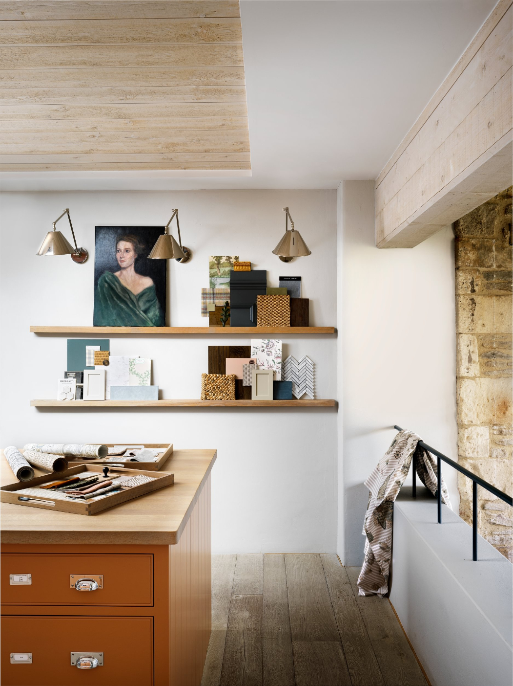 Sims Hilditch Cotswolds Design Studio Design Library Orange Island