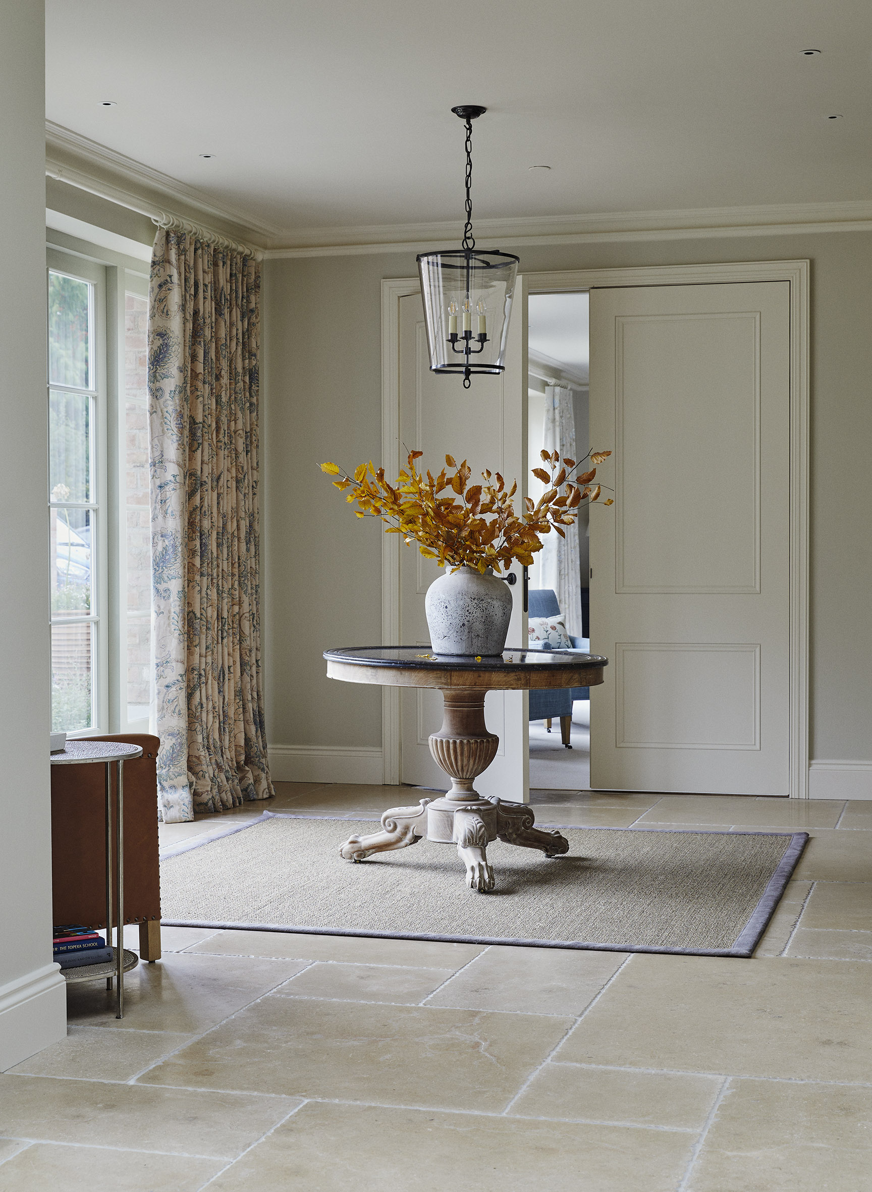 Sims Hilditch Interior Design Hertfordshire Country House Hallway Pendant Light