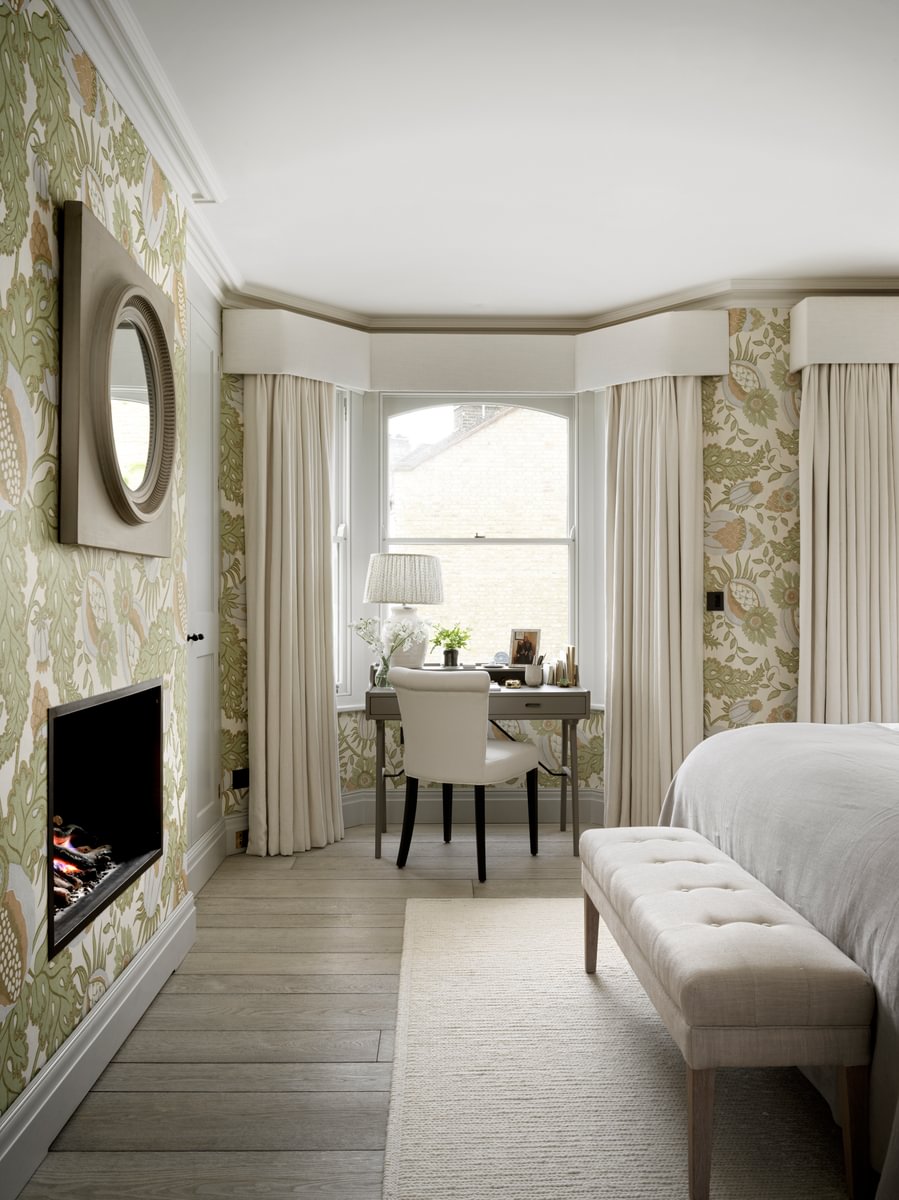 Sims Hilditch Interior Design Parsons Green Townhouse Curtains