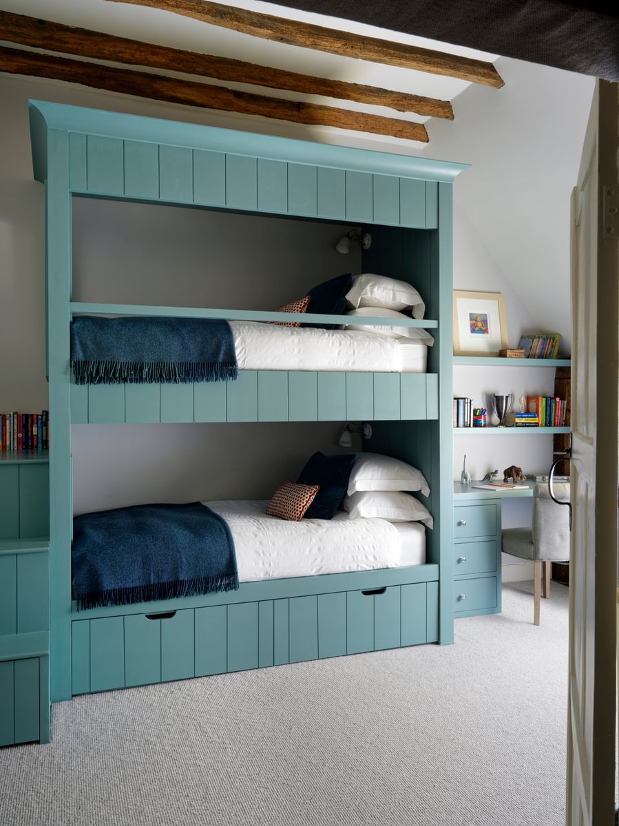 Sims Hilditch Interior Design Surrey Lake House Bunk Beds